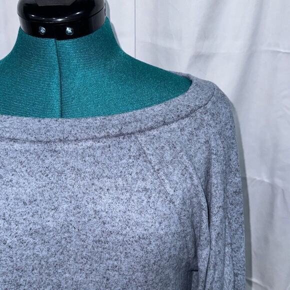 Bobeau Blue Long Sleeve Blouse with Black Ties | Sz L, NWT - Picture 3 of 7